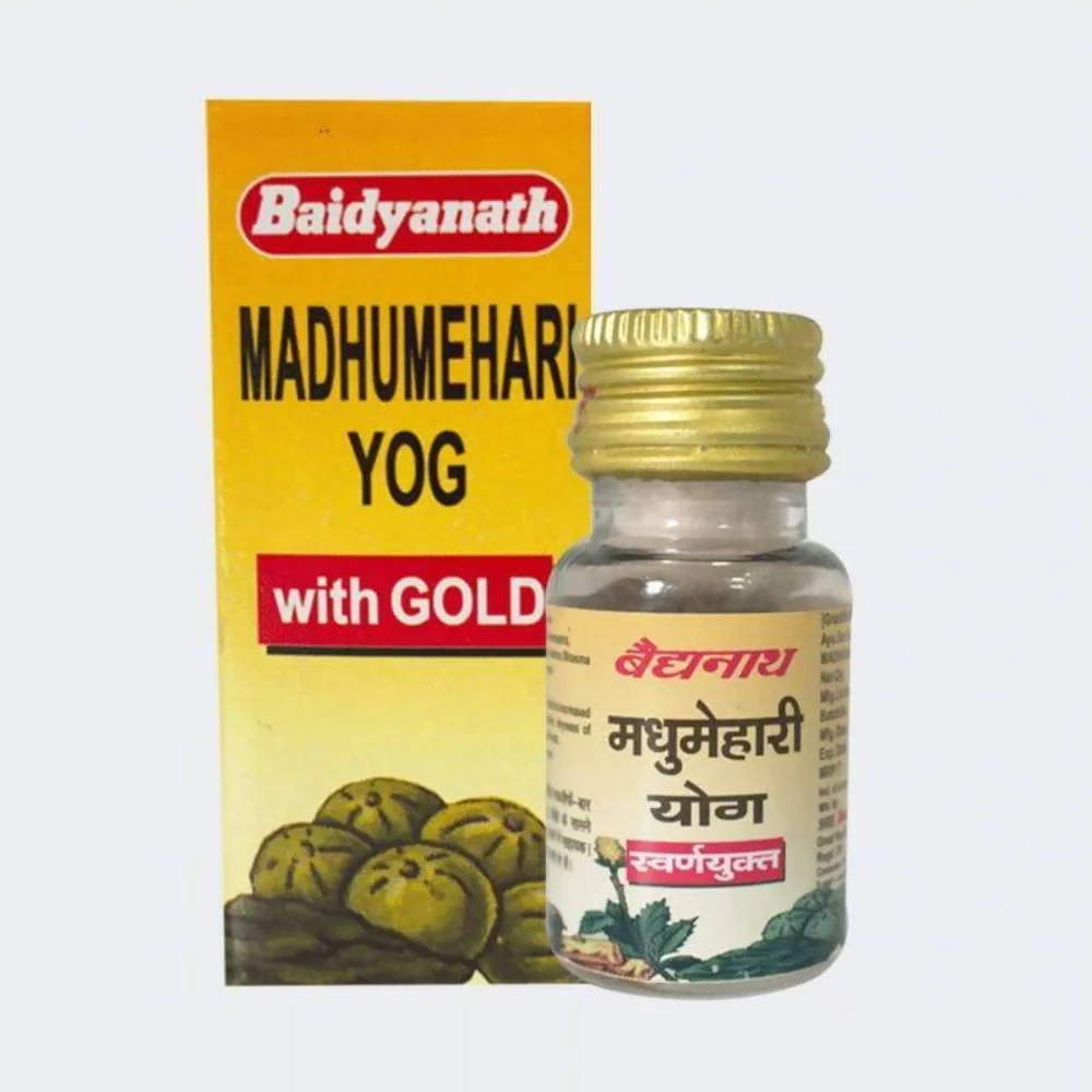 Baidyanath Madhumehari Yog With Gold, 30 Tablets-2.webp